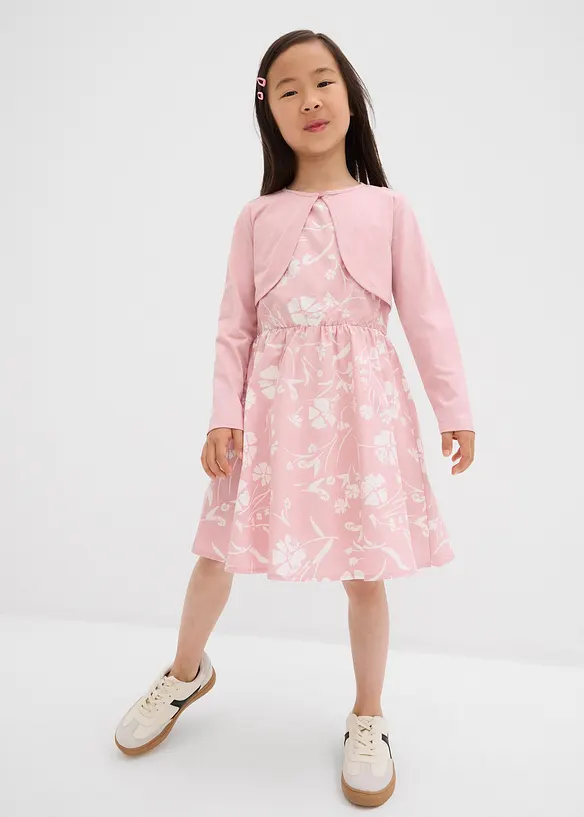 Robe et boléro 100% coton (ens. 2 pces), bonprix