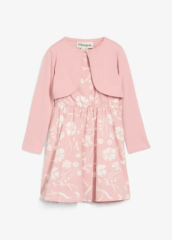 Robe et boléro 100% coton (ens. 2 pces), bonprix
