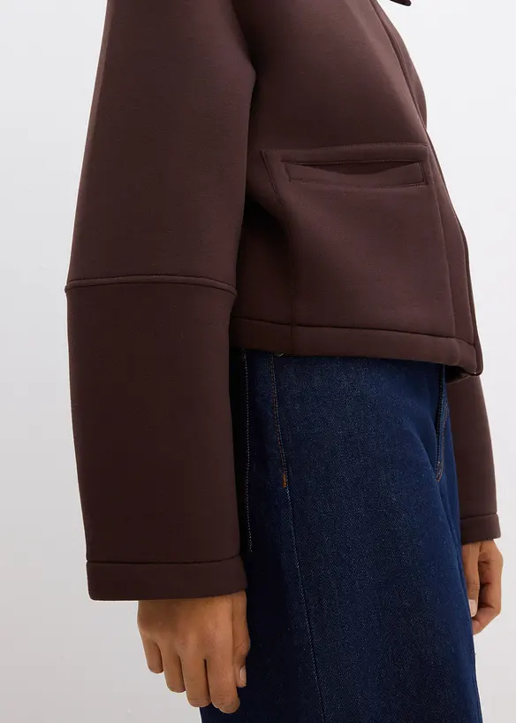 Veste courte en matière néoprène, bonprix