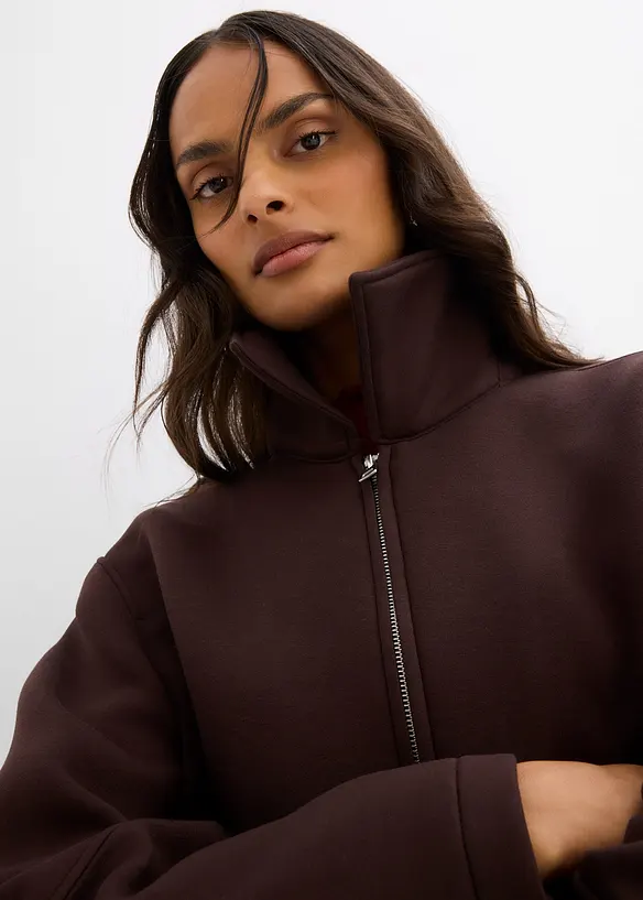 Veste courte en matière néoprène, bonprix