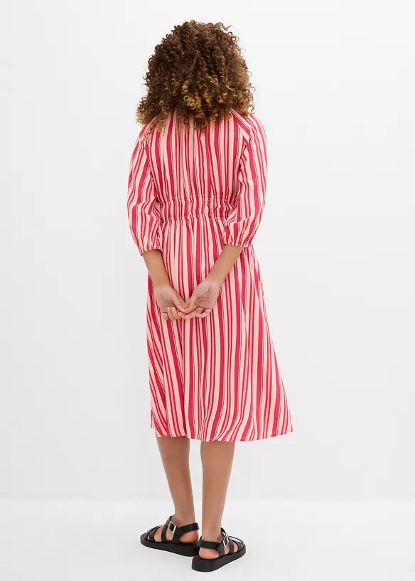 Robe midi en viscose douce, bonprix