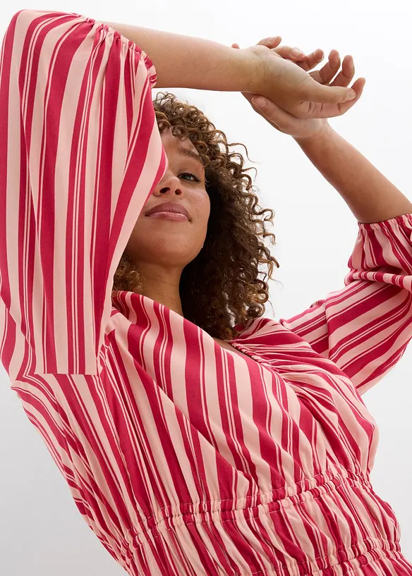 Robe midi en viscose douce, bonprix