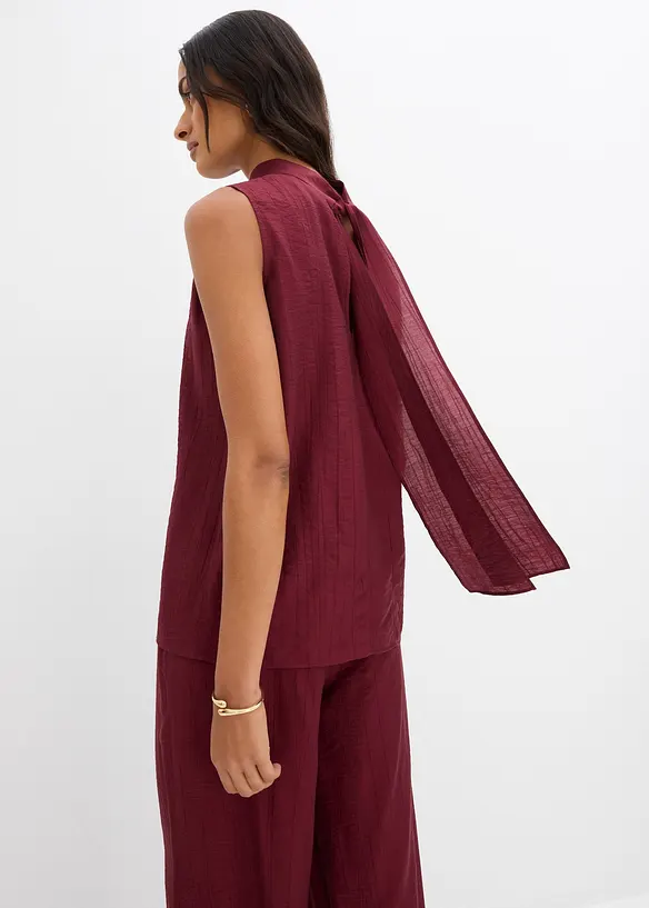 Top long et texturé en viscose mélangée, bonprix