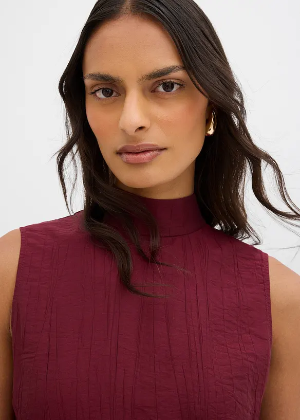 Top long et texturé en viscose mélangée, bonprix