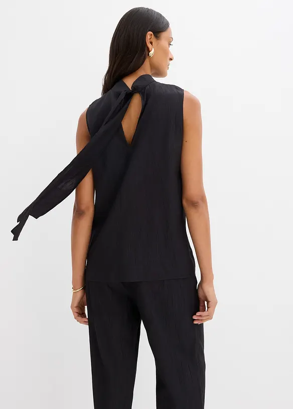 Top long et texturé en viscose mélangée, bonprix