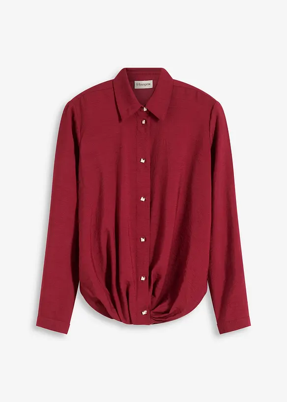 Chemisier texturé avec détail noué, bonprix