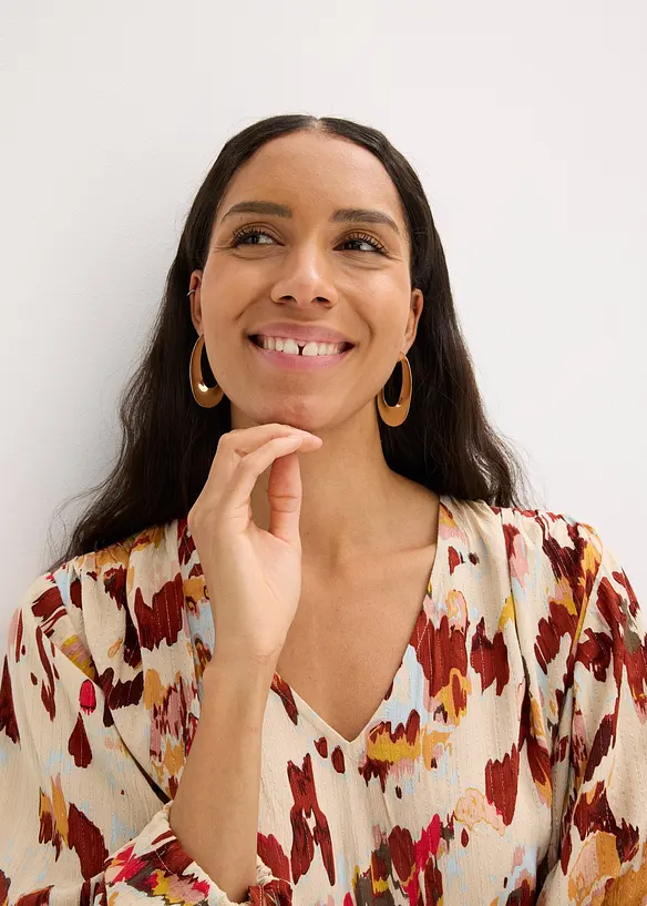 Blouse avec fil métallisé, bonprix