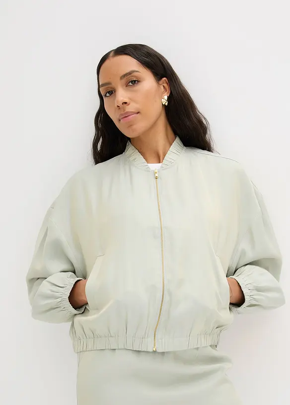 Blouson en satin brillant, bonprix