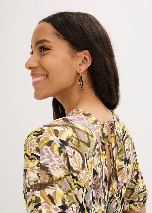 Robe midi en viscose fluide, bonprix