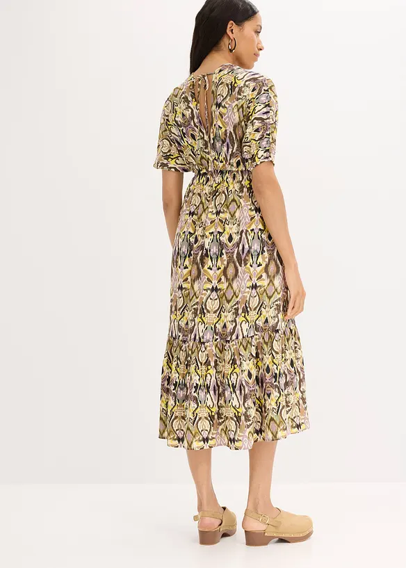 Robe midi en viscose fluide, bonprix