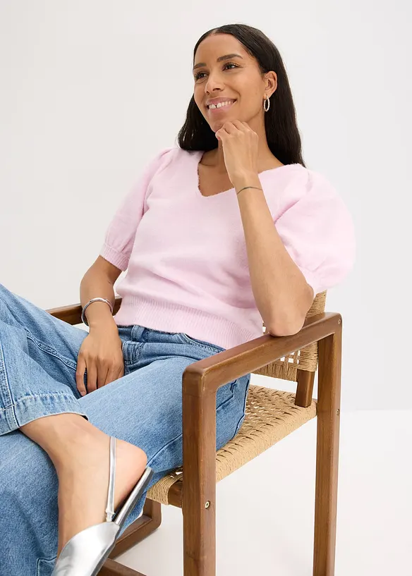 Pull à manches courtes, bonprix