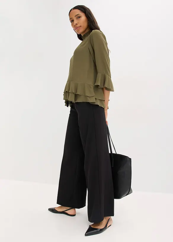 Tunique-blouse à volants, bonprix