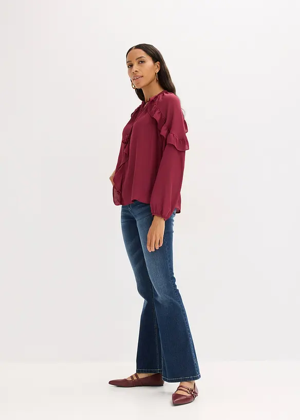 Blouse à volants, bonprix