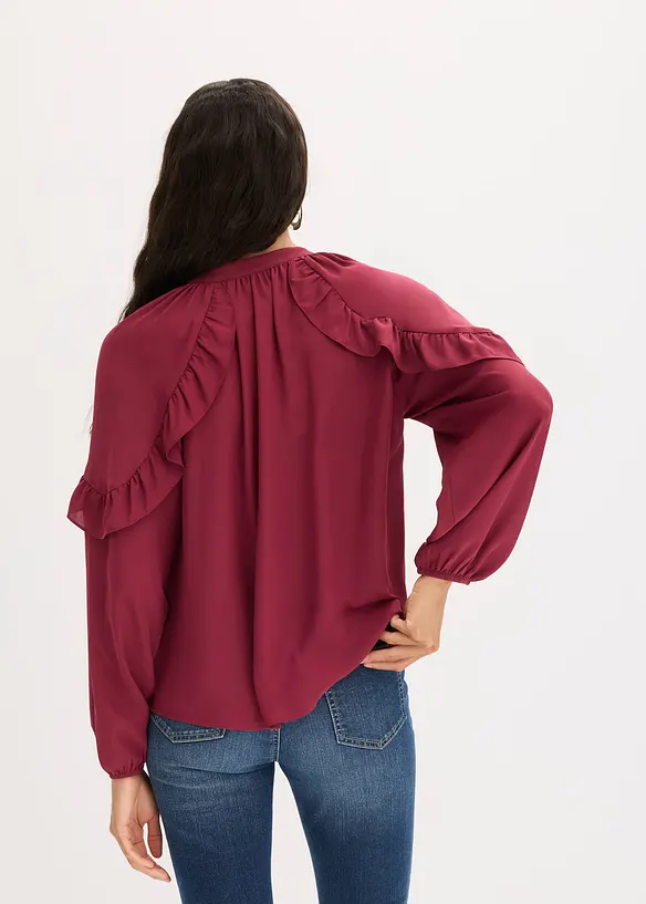 Blouse à volants, bonprix