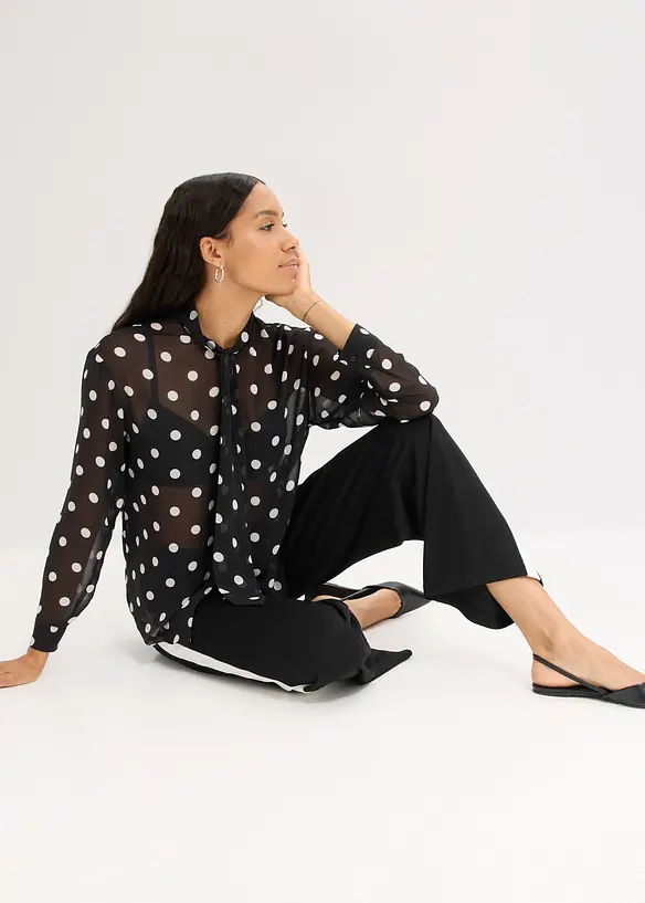 Blouse à lavallière, bonprix