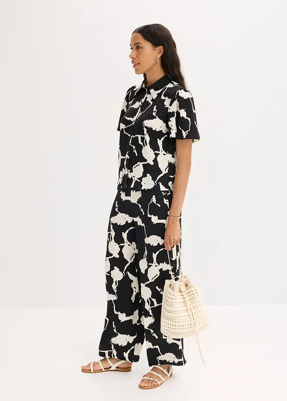 Chemisier en satin fluide, bonprix