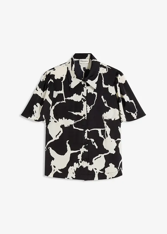 Chemisier en satin fluide, bonprix