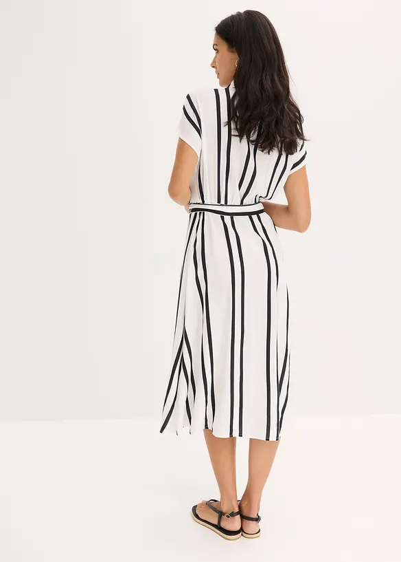 Robe-chemise en viscose fluide, bonprix