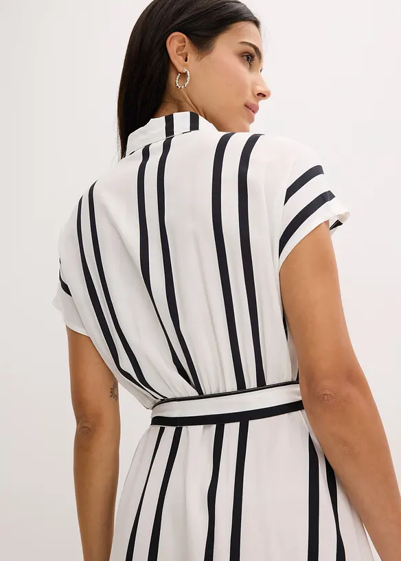 Robe-chemise en viscose fluide, bonprix