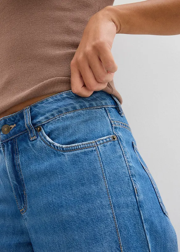 Jean large taille mi-haute, bonprix