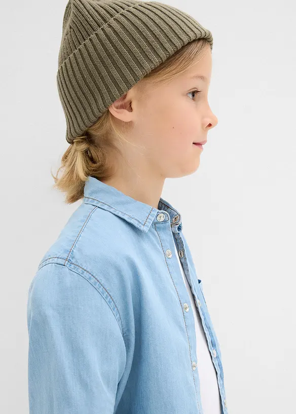 Chemise en jean 100% coton, bonprix