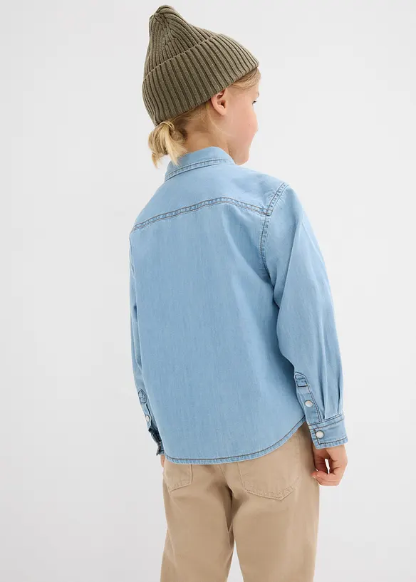 Chemise en jean 100% coton, bonprix