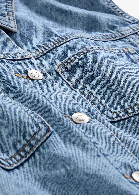 Gilet sans manches en jean, bonprix