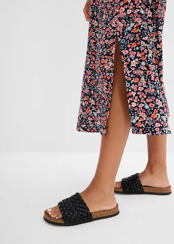 Jupe midi en viscose, bonprix