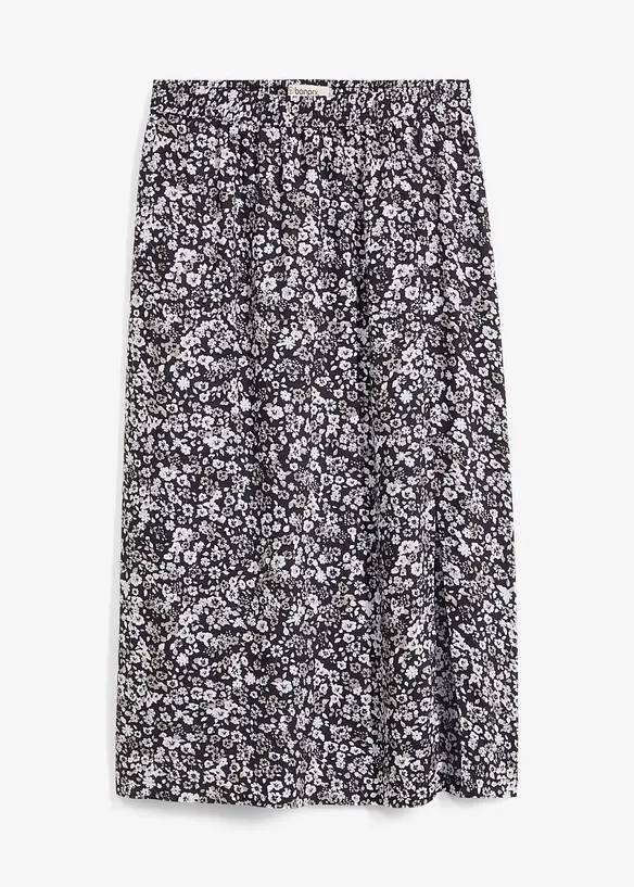 Jupe midi en viscose, bonprix