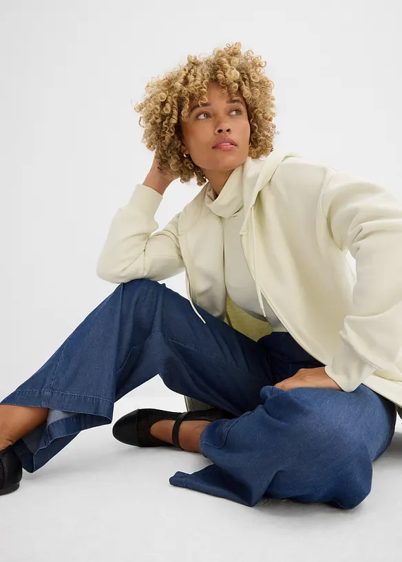 Pantalon large en Lyocell fluide, bonprix