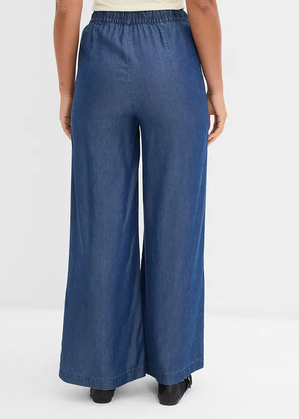 Pantalon large en Lyocell fluide, bonprix