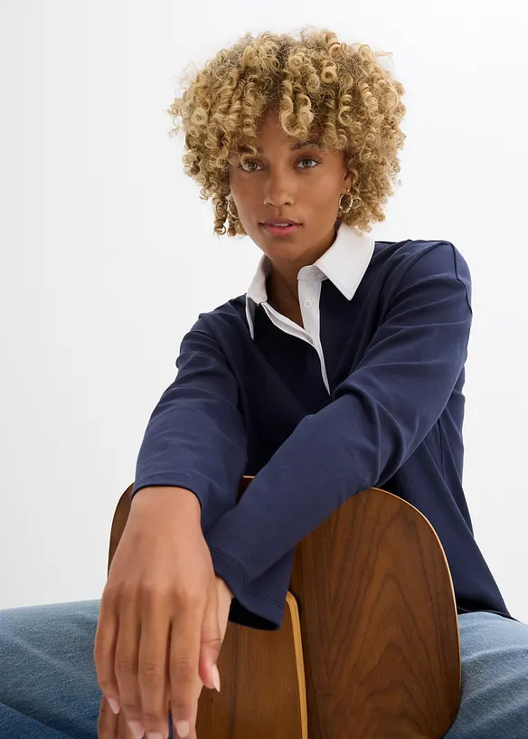 Polo en interlock, bonprix