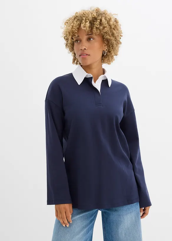 Polo en interlock, bonprix