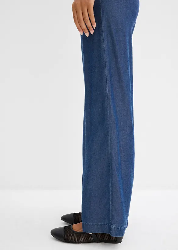 Pantalon large en Lyocell fluide, bonprix