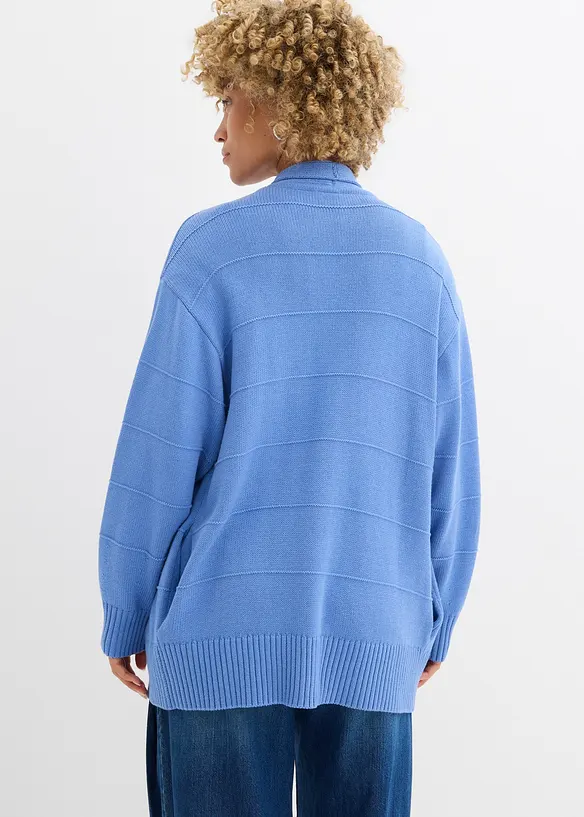 Gilet long en maille, bonprix