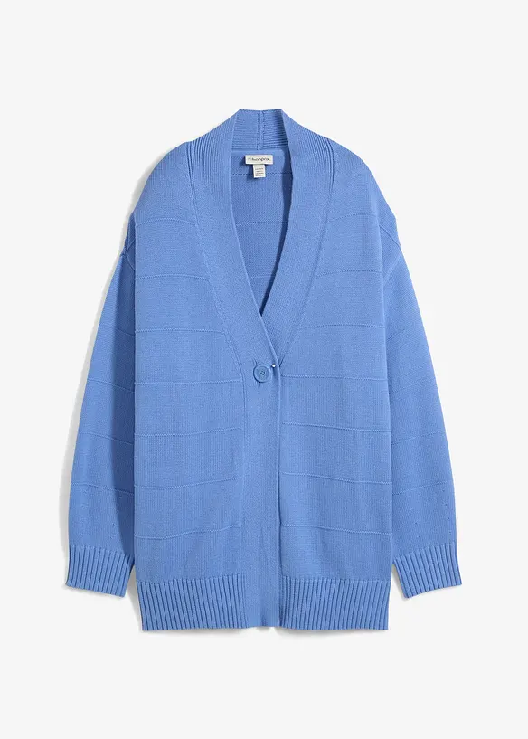 Gilet long en maille, bonprix