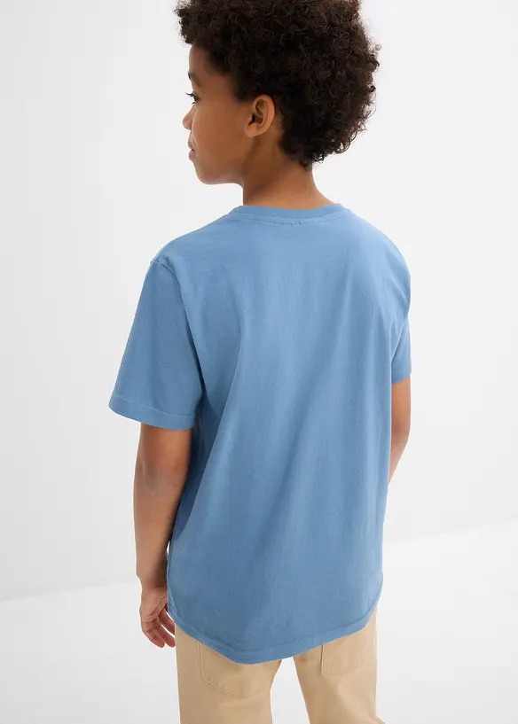 Lot de 2 T-shirts 100% coton, bonprix