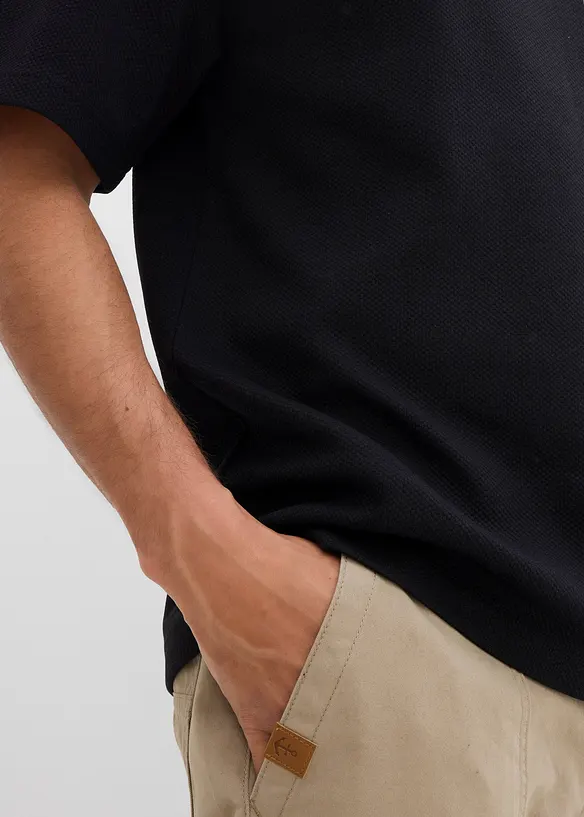 T-shirt en jersey épais et texturé, loose, bonprix