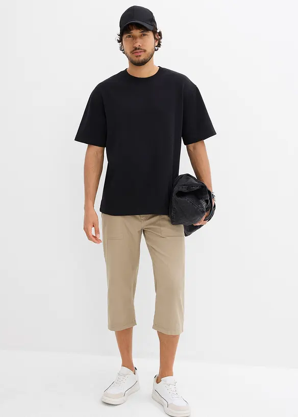 T-shirt en jersey épais et texturé, loose, bonprix