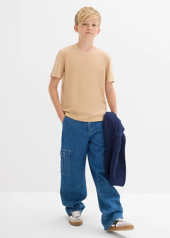 Lot de 3 T-shirts 100% coton, bonprix