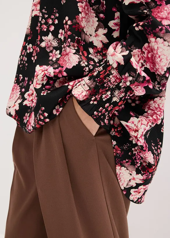 Blouse plus longue au dos, bonprix