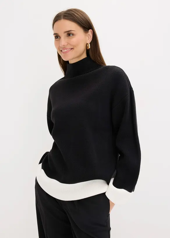 Pull en maille milano, bonprix