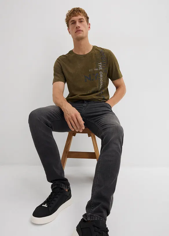 Jean extensible Slim, droit, bonprix