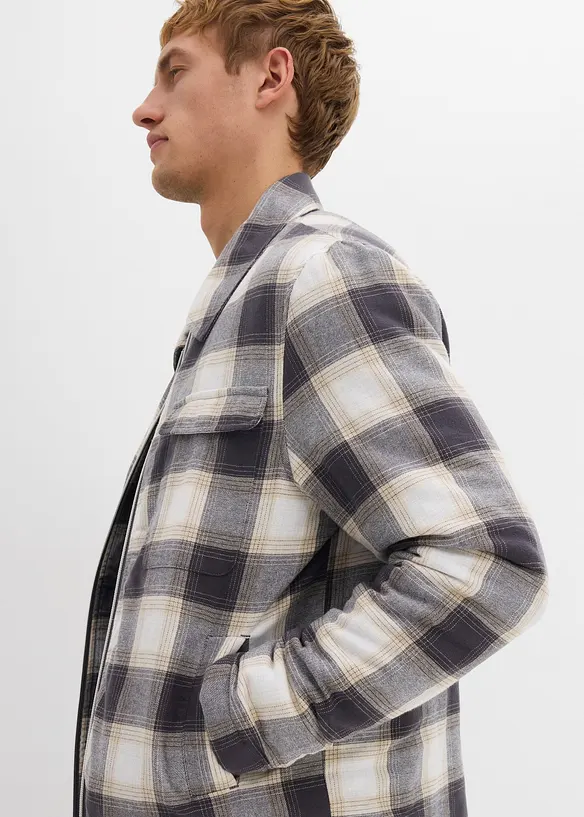 Surchemise en flanelle légèrement doublée, bonprix