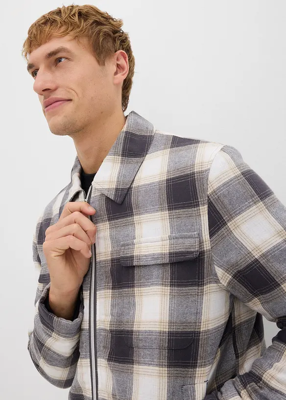 Surchemise en flanelle légèrement doublée, bonprix