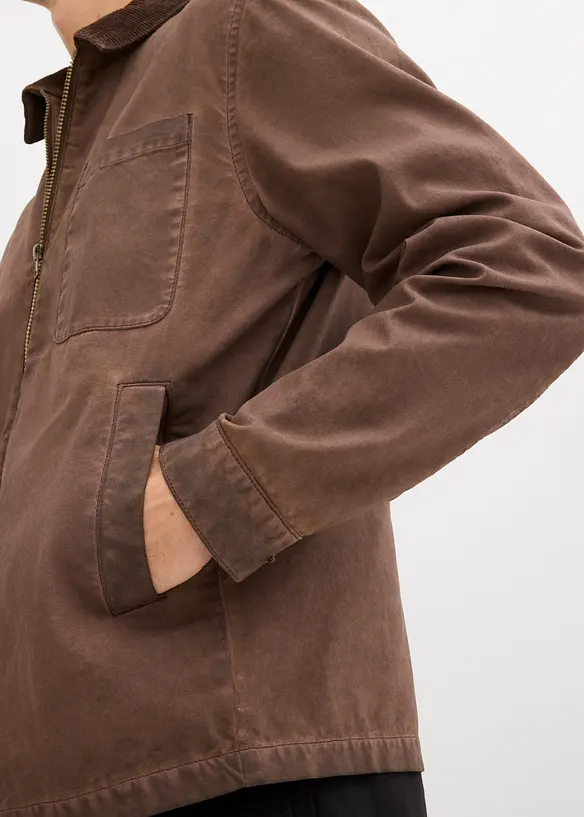 Veste aviateur, aspect délavé, bonprix