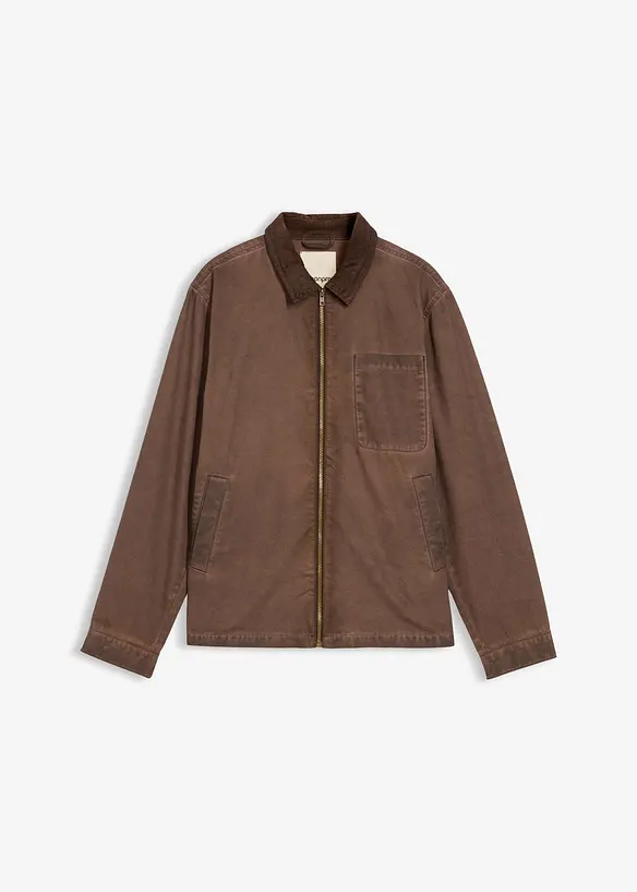 Veste aviateur, aspect délavé, bonprix