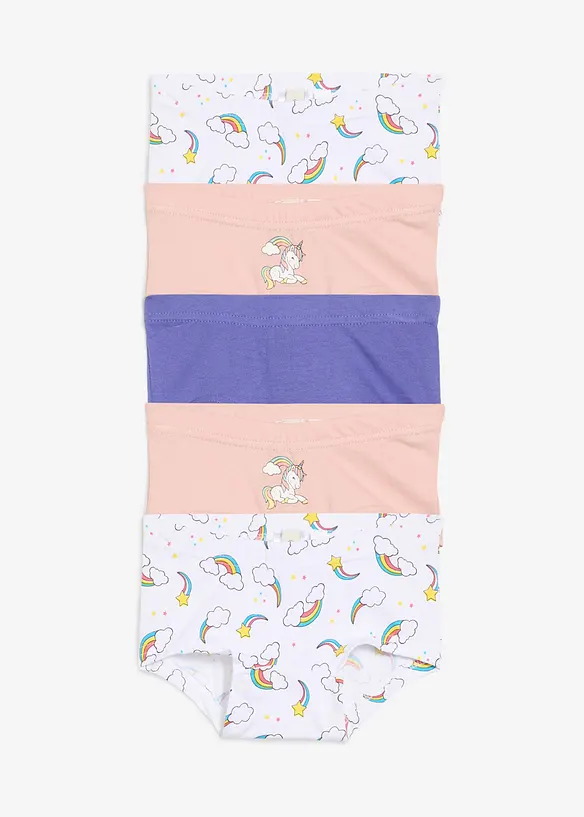 Lot de 5 boxers doux, bonprix