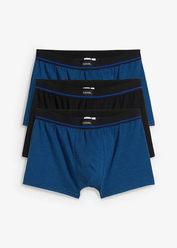 Lot de 3 boxers coton, bonprix