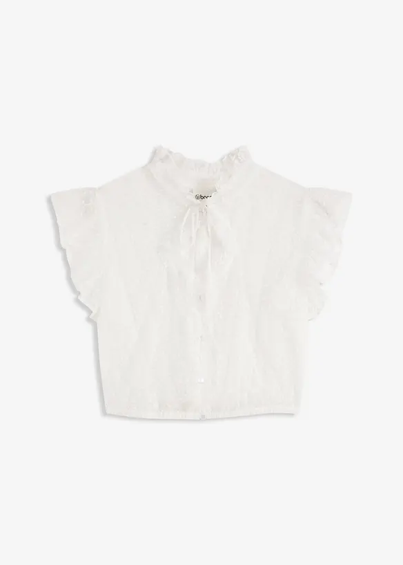 Chemisier de Dirndl en tulle plumetis, bonprix